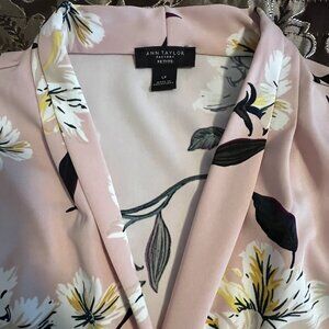 Ann Taylor Large Petite Pink Blouse
